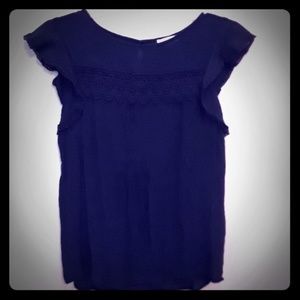 Navy blue blouse
